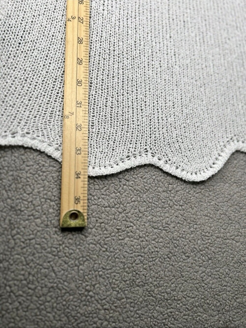 POL White Open-Front Duster Cardigan with Patch Pockets Sz S - Picture 14 of 14